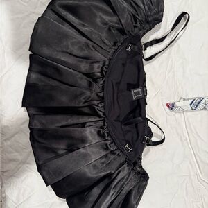 Elegant Black Satin Top